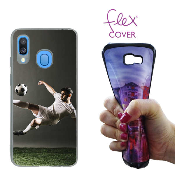 Cover flex in silicone personalizzata per Galaxy A40