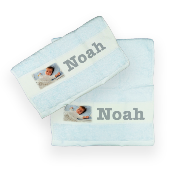 Asciugamano personalizzato per un bimbo