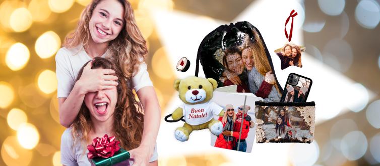 Regali di Natale personalizzati con foto per amiche - Photoviva