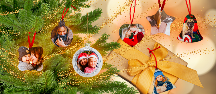 Pallina di Natale - Personalizza con le tue foto - Photoviva