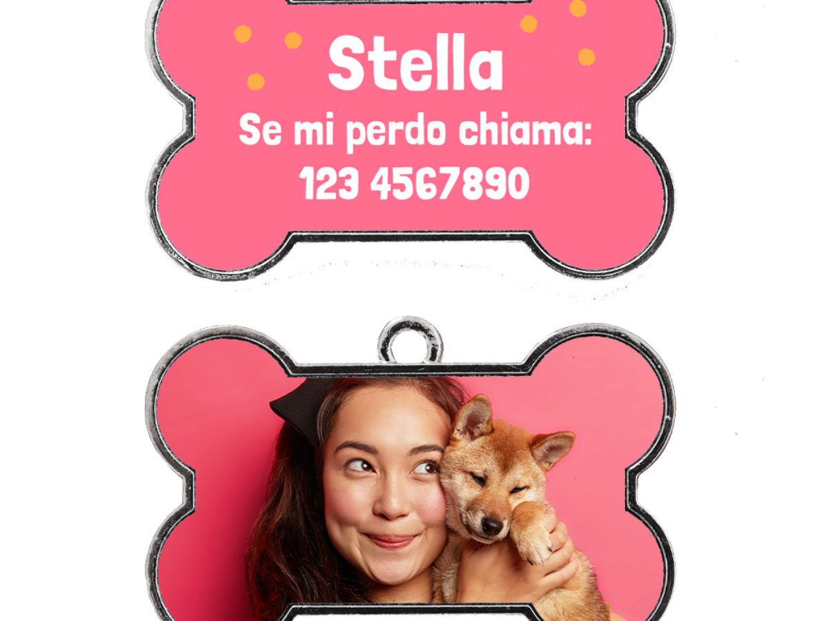 Medaglietta Osso per Cani Personalizzata - Gadget 4 Entertainment