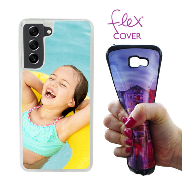flex-cover-samsung-galaxy-s21-fe-personalizzata-trasparente-silicone-flessibile