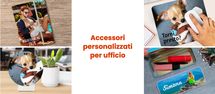 Accessori personalizzati per l'ufficio