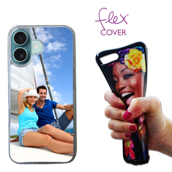 cover flex personalizzata per iPhone 16