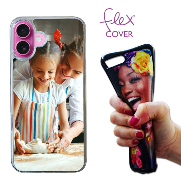 cover in silicone personalizzata iphone 16 plus