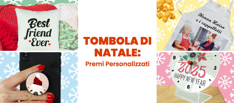 Premi per la tombola personalizzati